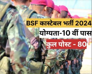 BSF Constable new vacancy in 2024